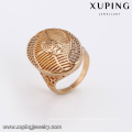 14425 Fashion jewelry copper alloy zircon ring, ladies 18k gold finger ring